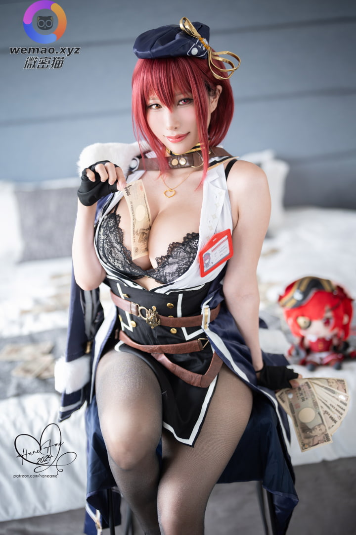 HaneAme雨波 Hololive 船長OL erohere02.jpg